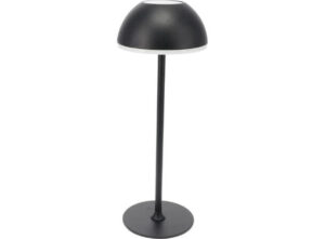 Lampe LED sort metall 10x30cm