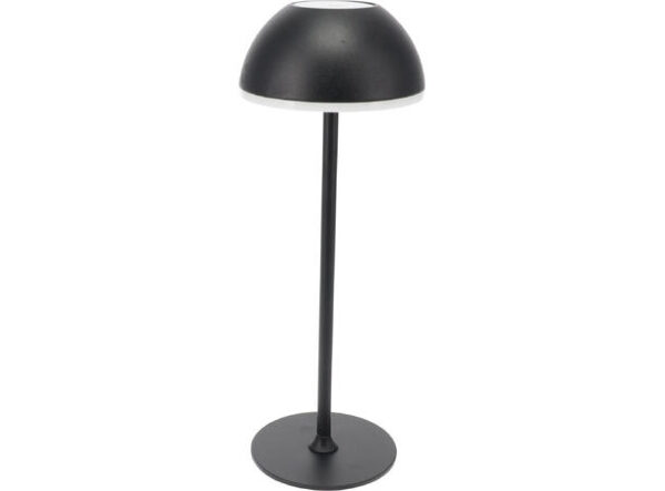 Lampe LED sort metall 10x30cm