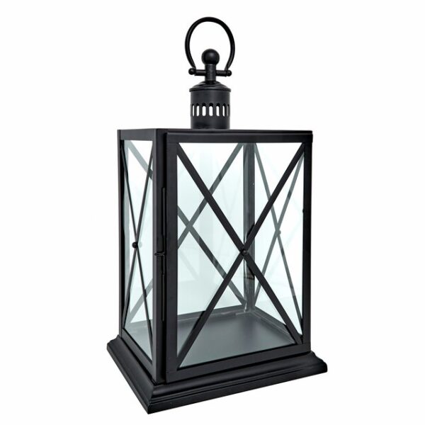 Lance - Lanterne svart 35x27,5x67cm
