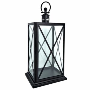 Lance - Lanterne svart 35x27,5x77cm