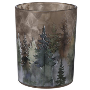 Telysholder Evergreen Trees 10x12,5cm