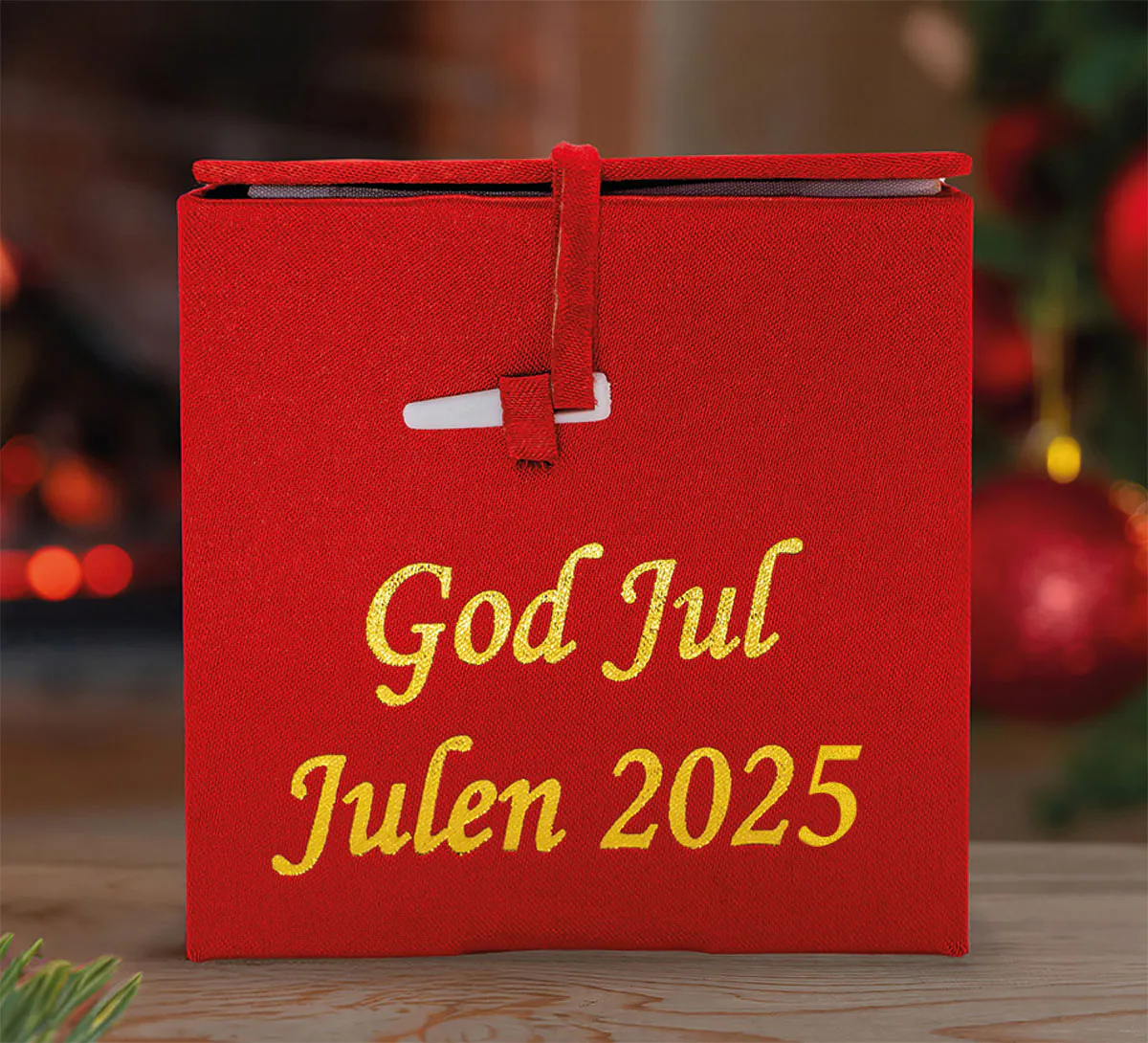 Julekule, håndmalt, "Julen 2025" - Bilde 3
