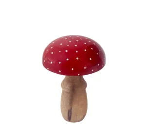 Antikk sopp av tre H=15cm