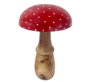 Antikk sopp av tre H=20cm