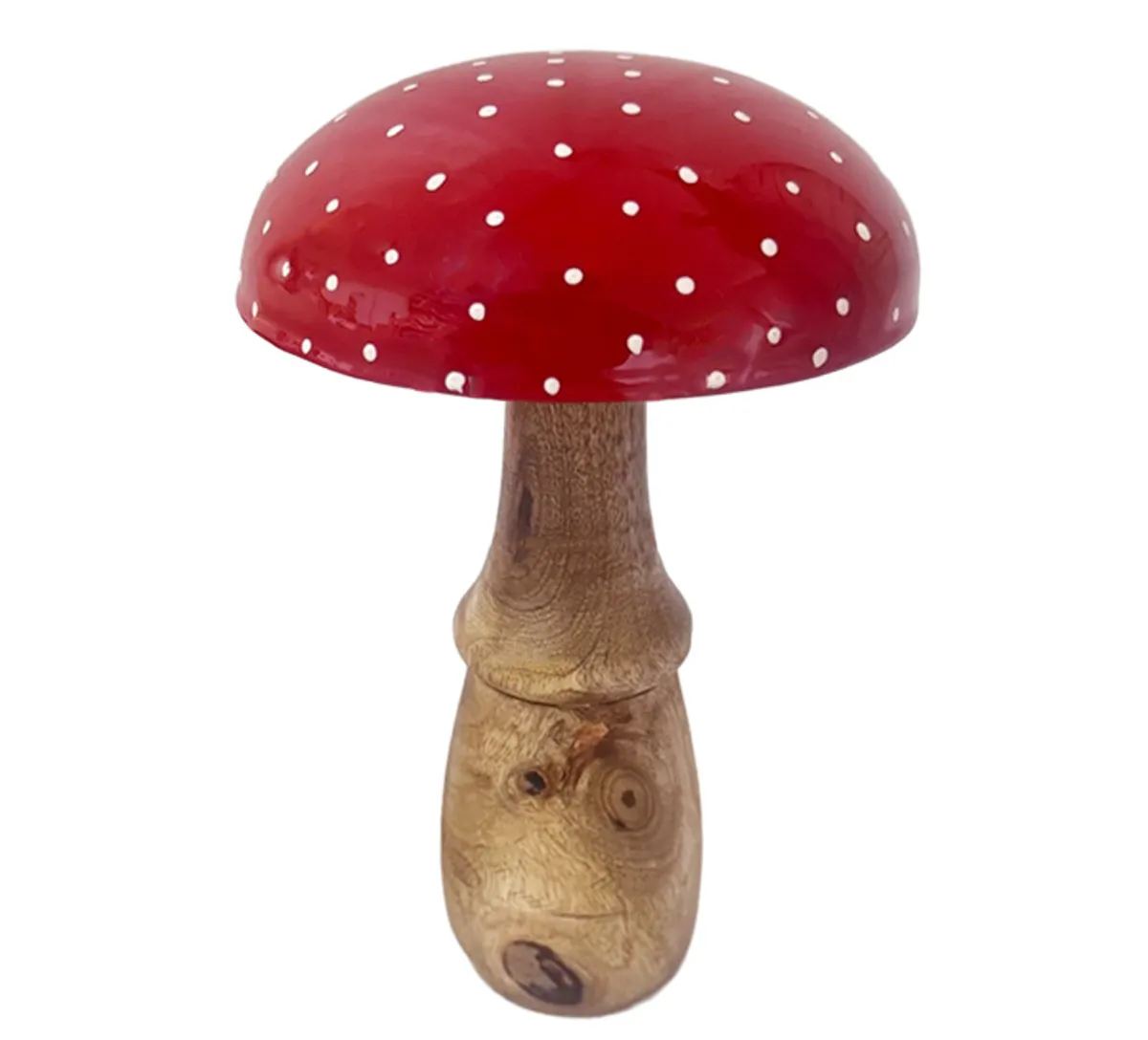 Antikk sopp av tre H=20cm