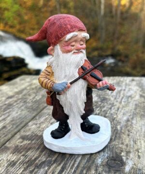 Midthun- nisse stående med fiolin H=17cm - 2025