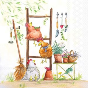 Serviett Hviletid  påske    33x33cm