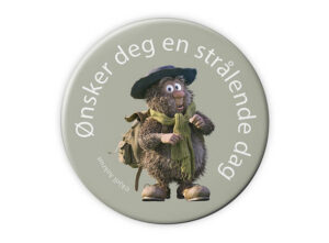 Flåklypa Magnet - Ønsker deg en strålende dag