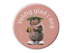 Flåklypa Magnet - Veldig glad i deg