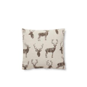 Puterekk Sonka beige med reinsdyr  50x50cm