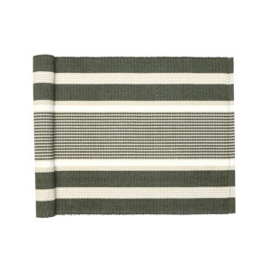 Løper Greta, Oliven/lin/beige  33x240cm