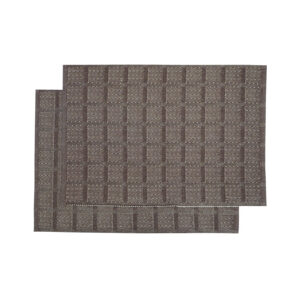 Spisebrikke2-pk Viggo, brun/lin 33x45cm