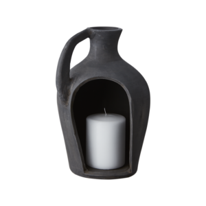 Lykt Floda - svart 20*30cm